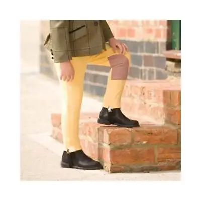 Equetech Dinky Deluxe Jodhpurs - Canary/Fawn • £31.95