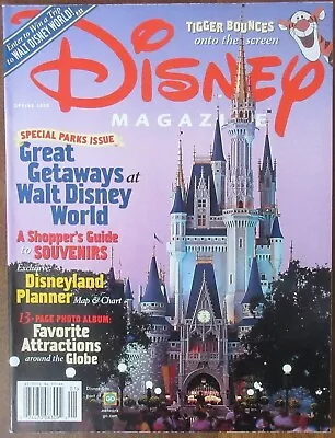 Disney Magazine Spring 2000 Special Parks Issue Tigger Movie Countdown To DCA • $3.99