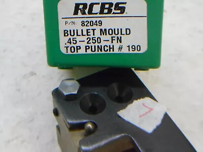 New Rcbs 45-250 Dbl Cavity Pistol Bullet Mold 45 Colt Fn • $80