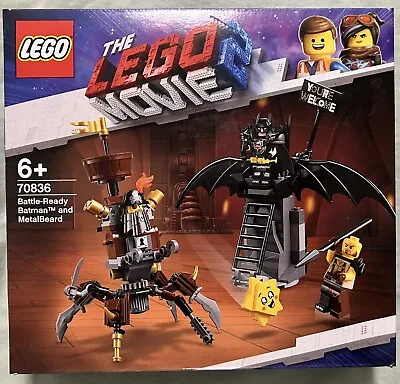 LEGO The LEGO Movie 2: Battle-Ready Batman And MetalBeard (70836) • $35