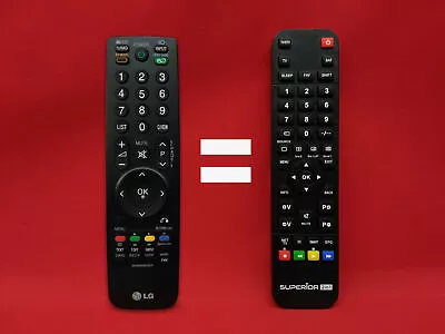 REPLACEABLE Remote Control For LG TV // TV Model: 42PQ3000 • £28.57