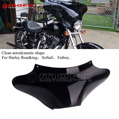 Motorcycle Batwing Fairing Black For Harley Road King FLHR FLHRC Softail Fatboy  • $159.99