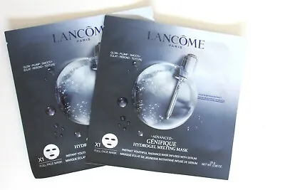 Lot Of 2 Lancome Advanced Genifique Hydrogel Melting Face Mask Brand NEW! • $18