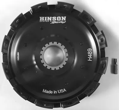 $324.99 • Buy Hinson Billetproof Clutch Basket With Kickstart Gear Fits HONDA CR250R CRF450R