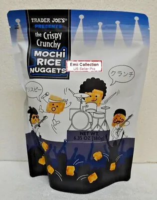 Trader Joe’s Crispy Crunchy Original Mochi Rice Nuggets Bag Bundle 6.35oz 180g • $11.99