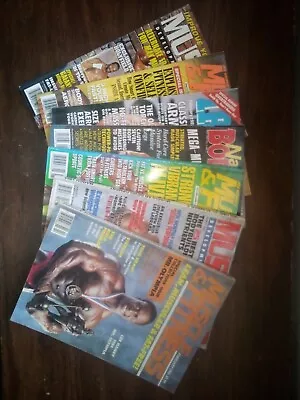 MUSCLE & FITNESS Bodybuilding Magazine LOT OF 7 MUSCULAR NATURAL IRONMAN • $75