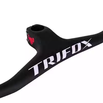 MTB Bicycle Riser Angle-17° Degree One-shaped Integrated Handlebar Stem 80-110mm • $144.42