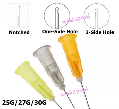 Dental Disposable Endo Irrigation Needle Syringe Tips 25G/27G/30G Oral Care Tool • $11.04