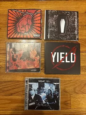 Metallica CD Lot Of 5! Load-Death Magnetic-St Anger-Through The Never-Garage Inc • $21.99