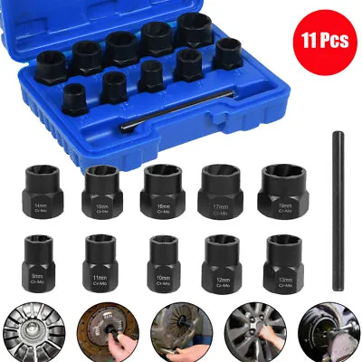 Nut Bolt Remover Damaged Screw Broken Bolt Extractor Removal Locking Socket Tool • £12.99