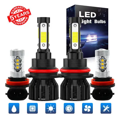 9007 H11 For Ford Focus 2005 2006 2007 4X High/Low Beam LED Headlight Fog Light • $39.99