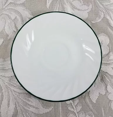 $2.29 • Buy Corelle Callaway Saucer 6 1/4  Vintage Swirl Green White Ivy