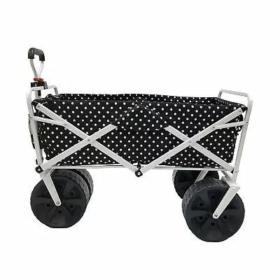 Mac Sports All Terrain Folding Multi Utility Beach Wagon Black Dots (Used) • $121.45