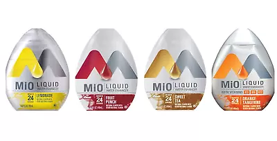 12 BOTTLES Mio Liquid Water Enhancer Variety Pack Orange Sweet Tea Lemonade • $49.94