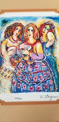 Zamy Steynovitz Signed Three Women Musician Limited Edition Serigraph • $94