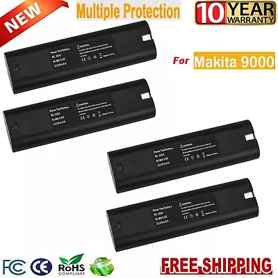 2x 9.6V 3600mAh Battery For Makita 9000 9001 9002 9033 9600 632007-4 6093D NI-MH • $17