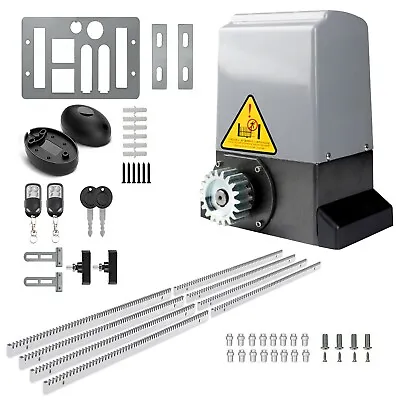 1800LB Automatic Sliding Gate Opener Rack Driven With 2 Remotes & Complete Kit • $189.99