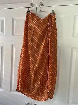 £0.99 • Buy Mango Midi Skirt With Insert Size L Uk 12
