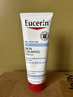 Eucerin Skin Calming Creme Oatmeal Enriched Fragnance Free 8oz. • $10