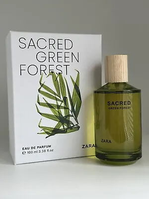 $65 • Buy Zara Sacred Green Forest Eau De Parfum EDP 3.38oz 100ml Brand New Rare