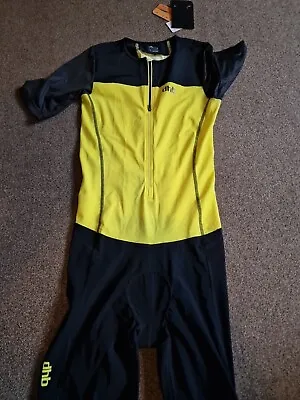 Mens Dhb Short Sleeve Triathlon Suit Size Meduim • £35