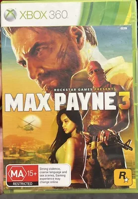 Max Payne 3 III Rockstar Games Complete Microsoft Xbox 360 (t04) • $20