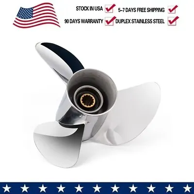 10.25 16-G OEM YBS Polished Stainless Outboard Propeller Fit Yamaha 40-60HpRH • $225