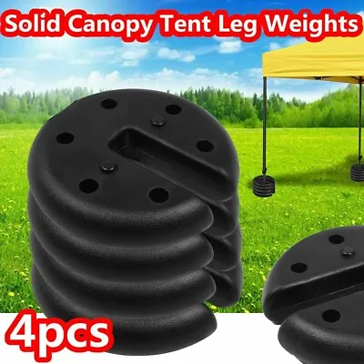 $60.01 • Buy 4pc Outdoor Tent Weight Base Gazebo Foot Leg Pole Anchor Weights Marquee Part