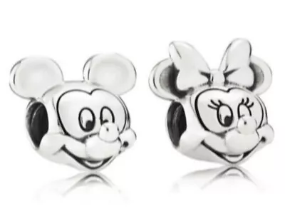 Pandora Disney Minnie & Mickey Mouse Charm Set • $22.99