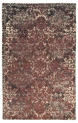 Vintage Hand Woven Turkish Carpet 4'11  X 7'9  Traditional Cotton Kilim Rug • $242.60