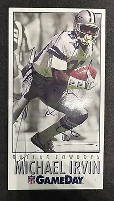 1992 GameDay Michael Irvin Atlanta National Convention Autographed #41 Cowboys • $24.99
