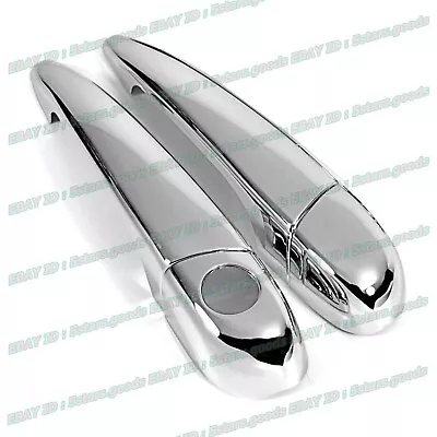 Mirror Chrome Side Door Handle Trim For 00-06 BMW 3 Series E46 Convertible Coupe • $20