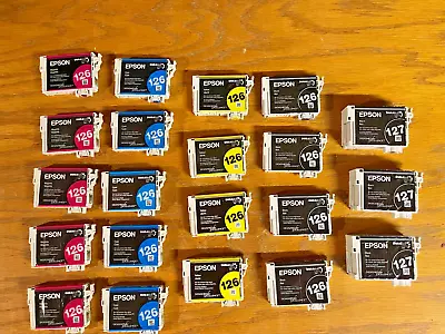 -LOT OF 22-  Epson 126 & 127 Empty Ink Cartridges • $19.75