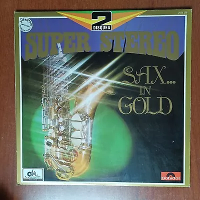 Sax In Gold Vinyl 2xLP  Pop Traditional Contemporary Smooth Cool Jazz Max Greger • $29.98