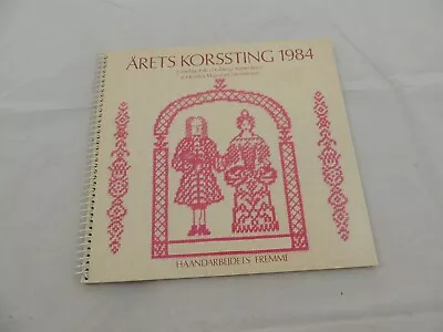 Arets Korssting 1984  Haandarbejdets Fremme12 Cross Stitch Patterns • $38