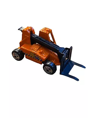 Mattel Fork Lift Truck Diecast Car - Orange / Black Vintage Matchbox 2001 • $9.99