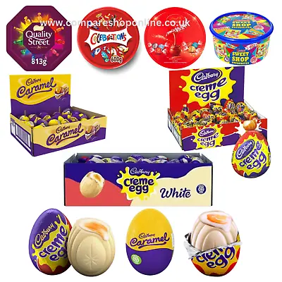 Creme Eggs Easter Egg Chocolate Cadbury Lindor Hero Roses Rees's Tubs • £14.99