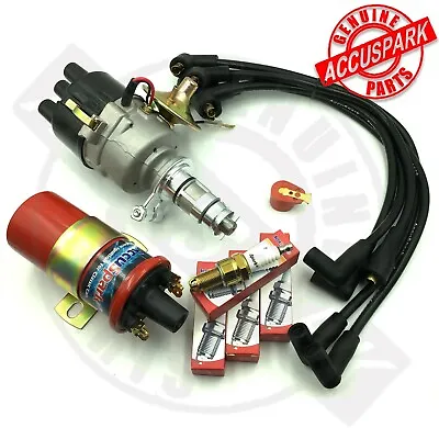 MGB GT ROADSTER Electronic Ignition Service Pack DistributorCoilLeads & Plugs • $145.26