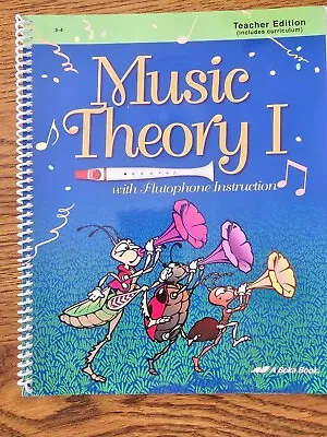 Abeka Music Theory 1 With Flutophone Instruction Teacher Edition Brand New • $20