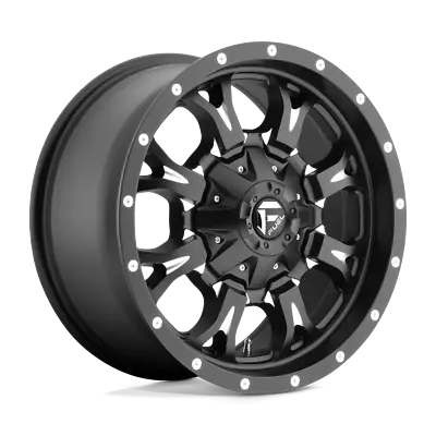 Fuel 1PC D517 KRANK 17X9 5X127/5X139.7 +01 MATTE BLK MILLED Wheel Rim (QTY: 1) • $314.45