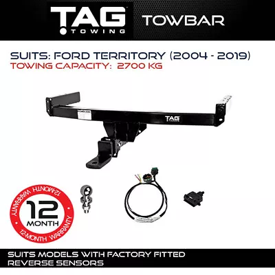 TAG Towbar Fits Ford Territory 2004 - 2019 Towing Capacity 2700Kg 4x4 Exterior • $1173