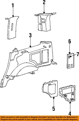 FORD OEM 00-02 Navigator Quarter Panel Interior Trim-Speaker Grille F67Z18978AAD • $104.58