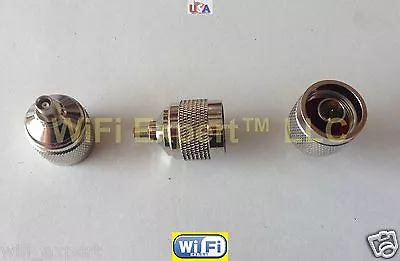 1 X N Type Male To MCX Female Straight RF Connector Adapter Ships From USA • $4.74