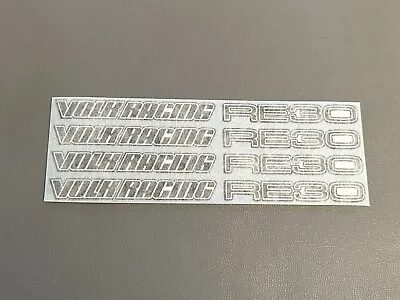 Set Of 4x Rays Volk Racing RE30 Wheel Sticker Decals. RIMS DECALs • $17.42