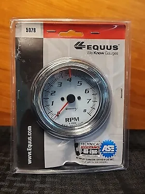 Equus Tachometer Gauge 5078; 5000 Series 0 To 8000 RPM 3-3/8  Electric • $54.99