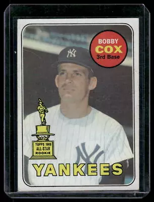 1969 Topps #237 Bobby Cox Rookie New York Yankees Braves EX-EXMT • $39.95