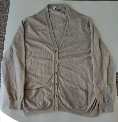 Country Collection Ladies Cardigan 100% Extrafine Merino Wool Size 18 • £5