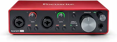 Scarlett 2I2 3Rd Gen USB Audio Interface For Recording Songwriting Streaming A • $239.99