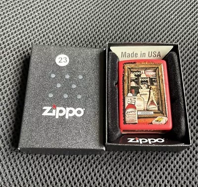 Brand New Zippo Lighter In Original Box Unused Zippo Lighter Fuel Design • £14.99