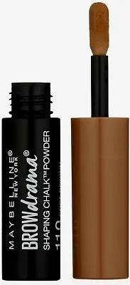  Pack Maybelline Brow Drama Shaping Chalk Powder - Deep Brown - #130 • $7.49